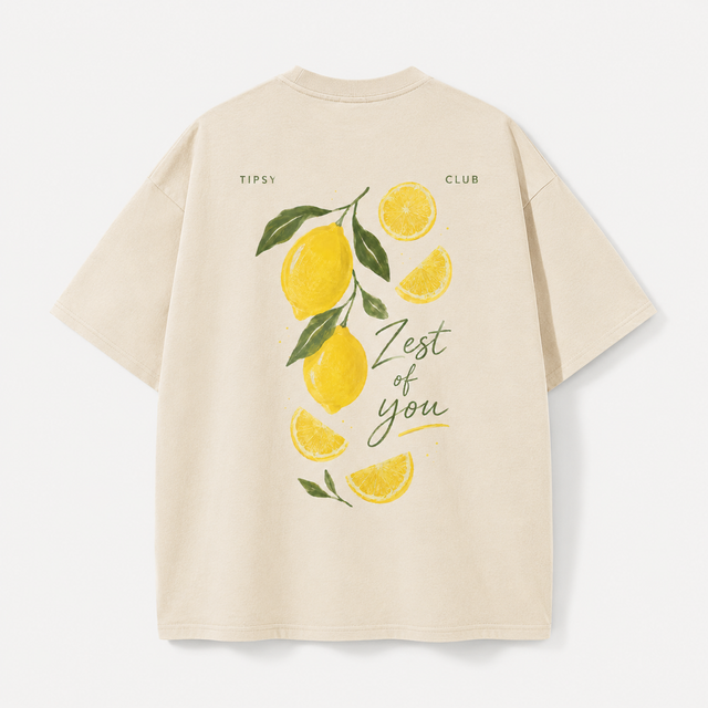T-shirt Zest of You — vue du dos avec le motif