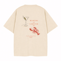 T-shirt Martini & Lobster Diet — vue du dos avec le motif