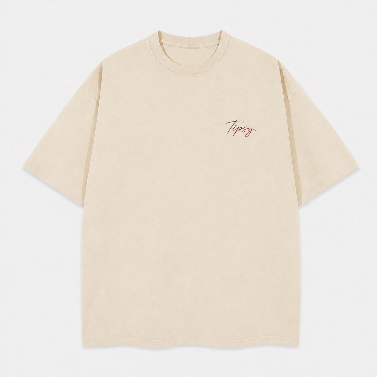 T-shirt Holy Crab — vue de face, signature Tipsy.
