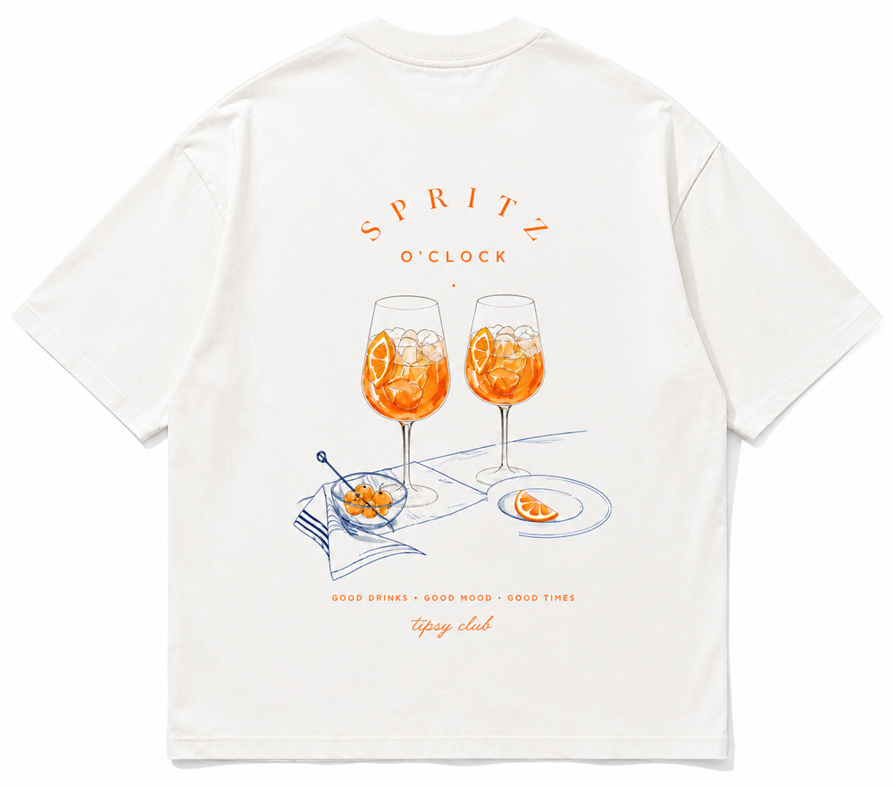 T-shirt Spritz Club — vue du dos avec le motif
